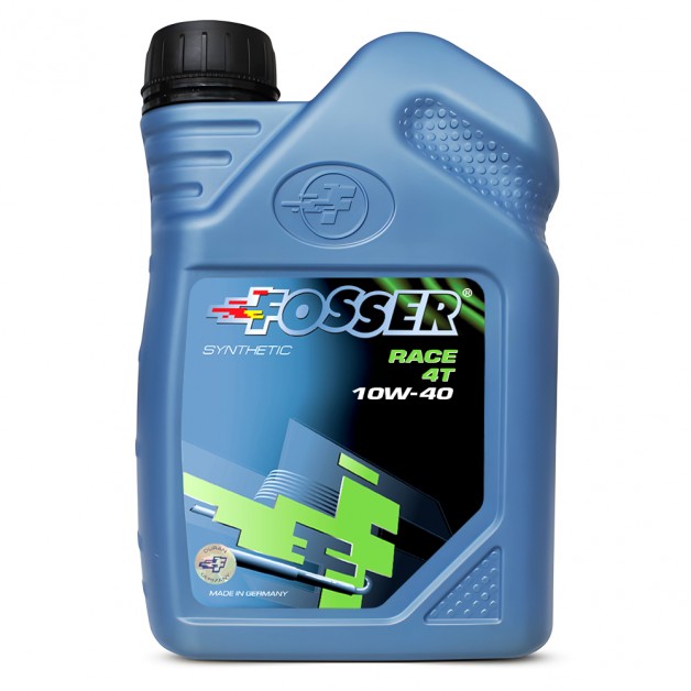 Масло для четырехтактных двигателей FOSSER Race 4T 10W-40, 1л
